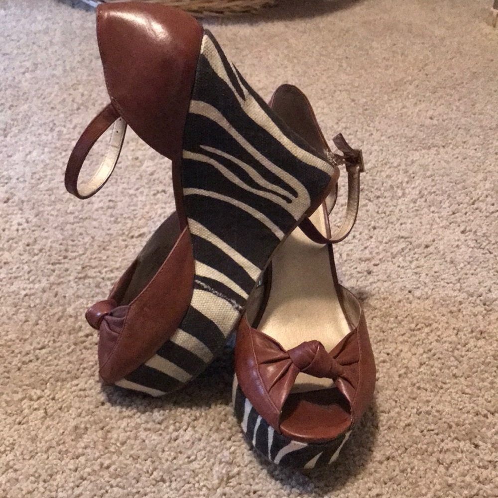 Steve Madden Bersh Platform Sandals 8.5